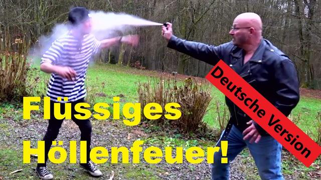 Pfefferspray Test BRUTAL!