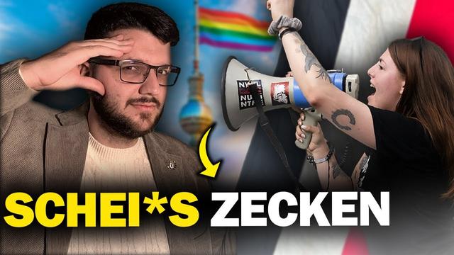 18 NA*ZI KINDER treffen auf ANTIFA!💀 - POLIZEI GREIFT EIN!🤮