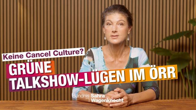 Keine Cancel Culture? Grüne Talkshow-Lügen im ÖRR!