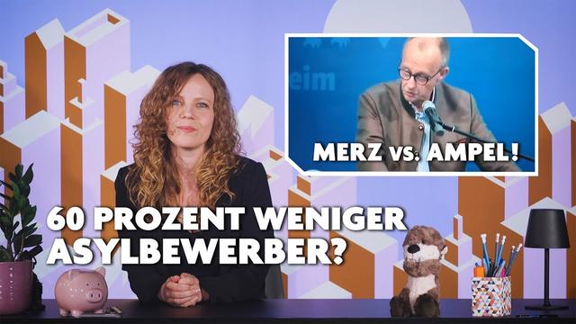 Sarah Bosetti: 60 Prozent weniger Asylbewerber? Merz vs. Ampel!