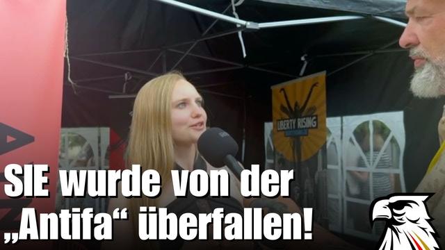 Wie feige: Diese junge Frau wurde von der „Antifa“ überfallen!
