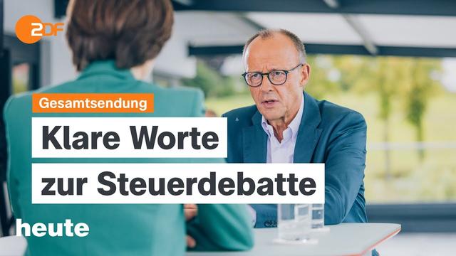 heute 19:00 Uhr vom 31.08.2025 Sommerinterview mit Merz, Regierungschefs in Tianjin, Filmfestspiele