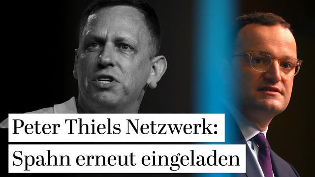 Privates Netzwerk von Peter Thiel: Jens Spahn ist wieder zum Treffen eingeladen