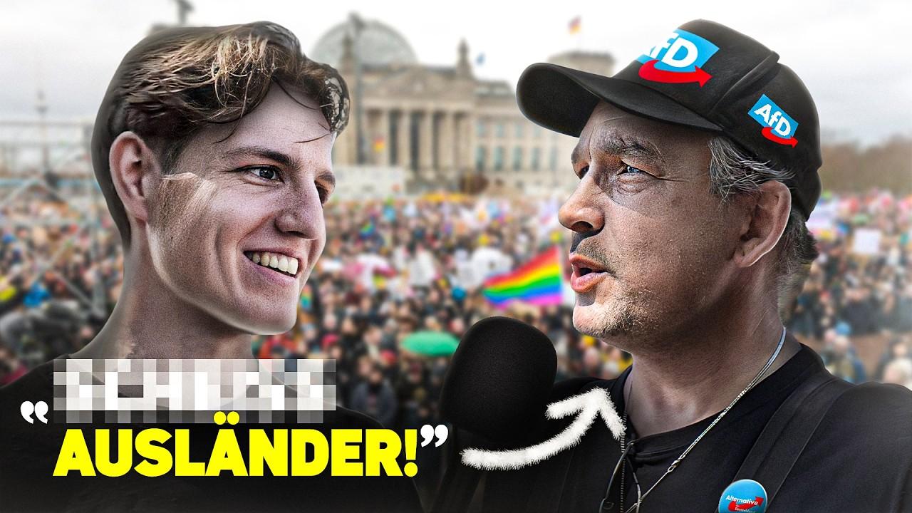 AFD-WÄHLER hat sich BEWAFFNET...💀😱