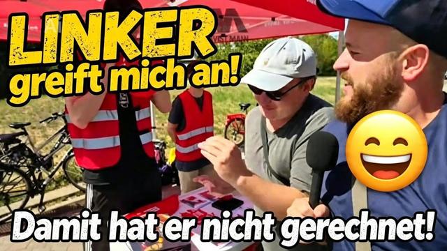 LINKER greift mich an 😱! Damit hat er nicht gerechnet! 🤣