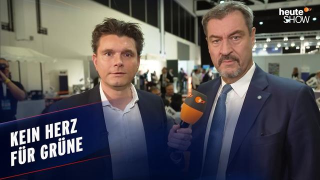 CSU 💔 GRÜNE: Kann Lutz van der Horst die Parteien zusammenbringen? | heute-show vom 18.10.2024