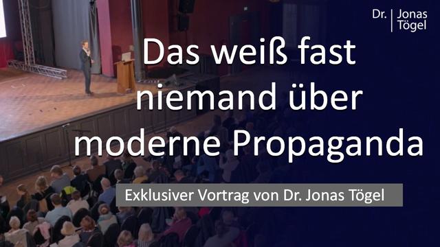 Wir werden jeden Tag manipuliert! - exklusiver Vortrag von Dr. Jonas Tögel bei KriSta