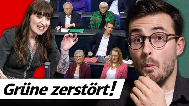 Rentenpaket: Heidi Reichinnek zerstört GRÜNE im Bundestag