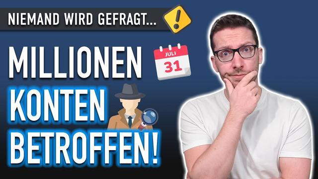 Finanzamt: DAS passiert JETZT mit Millionen Bankkonten – und niemand merkt es!