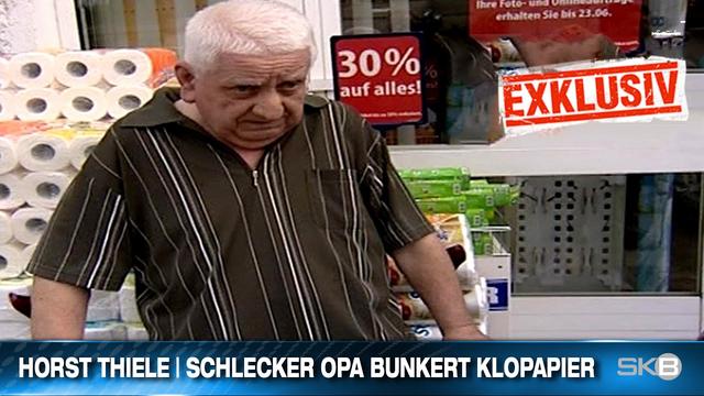 HORST THIELE | SCHLECKER OPA BUNKERT KLOPAPIER