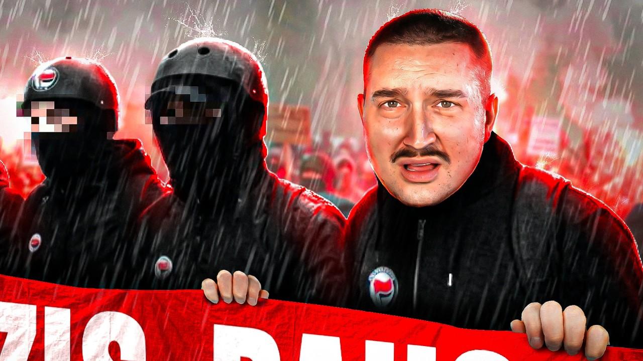Ich habe militante Antifa begleitet 🚩💀